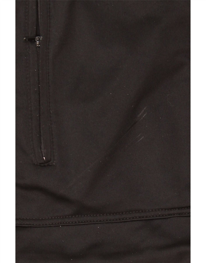 Lotto Mens Tracksuit Top Jacket Large Black Polyester