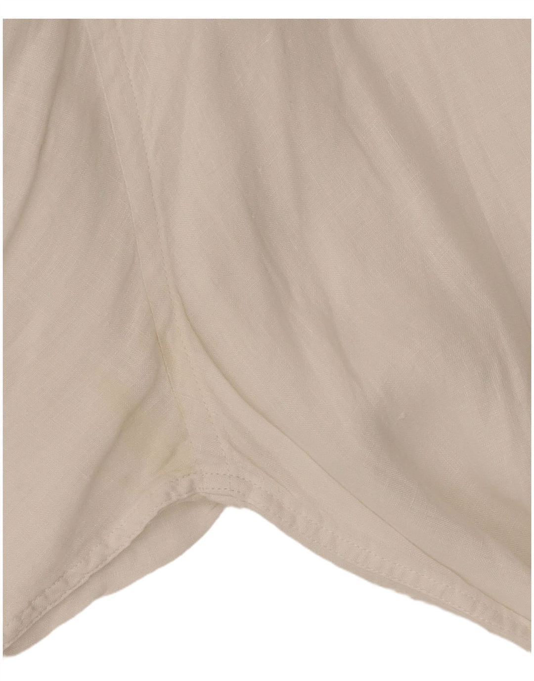 TOMMY HILFIGER Mens Regular Fit Shirt Large White Linen