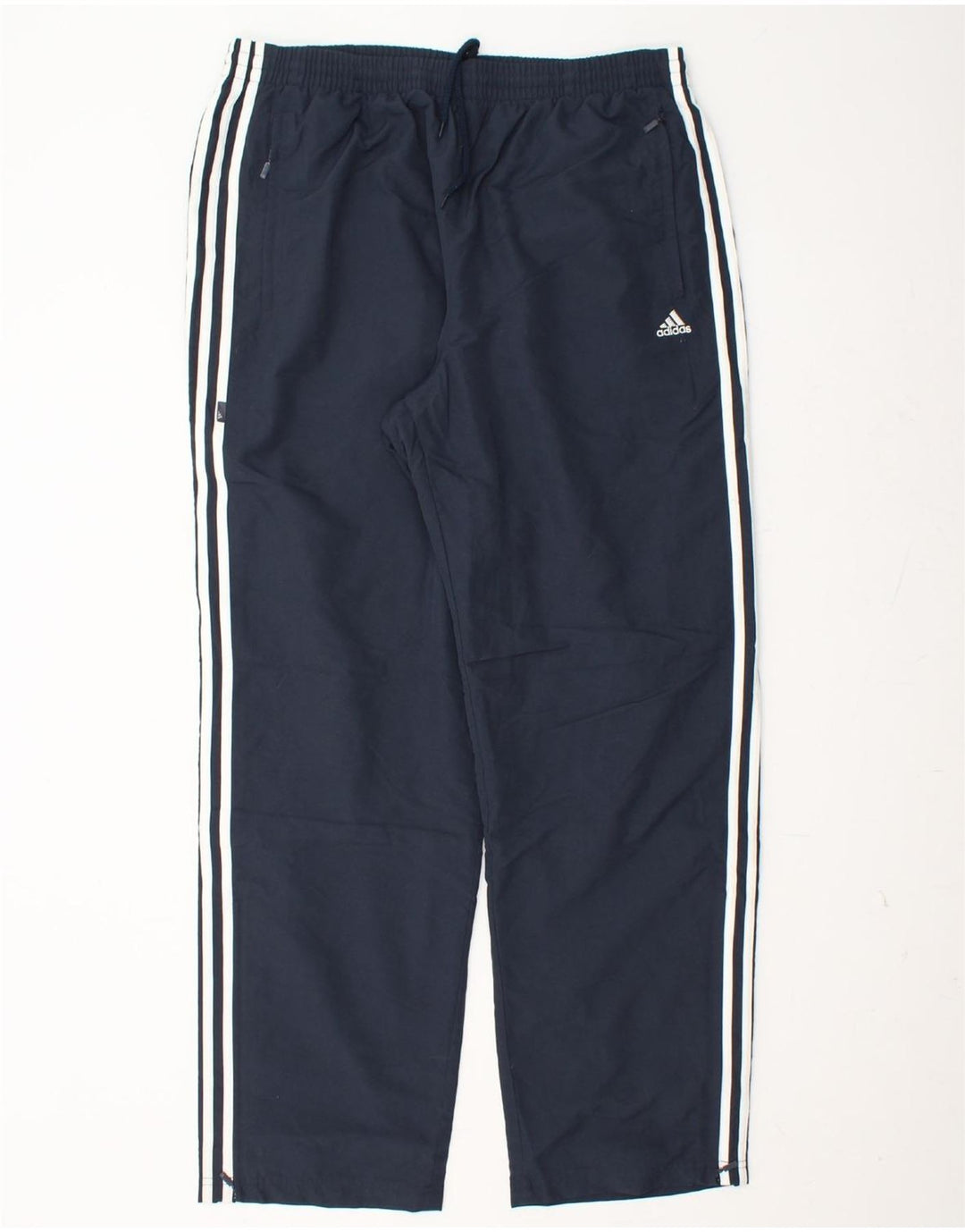 ADIDAS Mens Climalite Tracksuit Trousers XL  Navy Blue Polyester