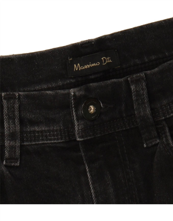 MASSIMO DUTTI Womens Straight Jeans W26 L27 Black Vintage Massimo Dutti and Second-Hand Massimo Dutti from Messina Hembry 