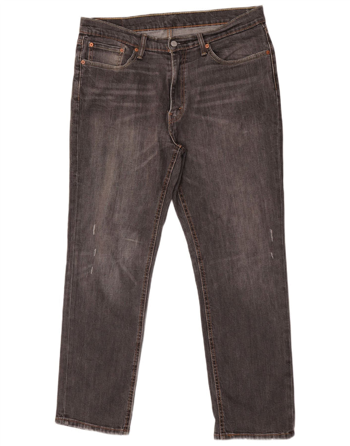 Levi's Mens 541 Slim Jeans W36 L32 Grey Cotton