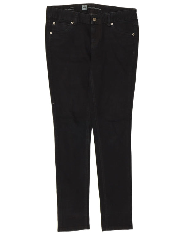 Mossimo Womens Stretch Skinny Jeans US 4 Small W30 L30 Black Cotton