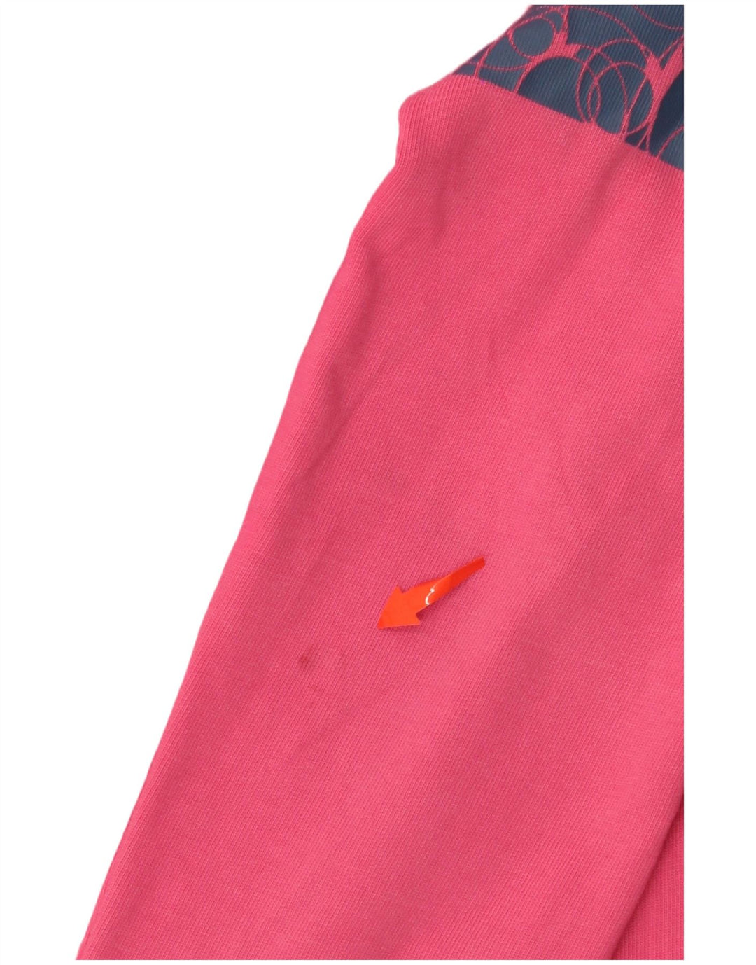 DIADORA Womens Graphic Tracksuit Top Jacket UK 10 Small Pink Colourblock