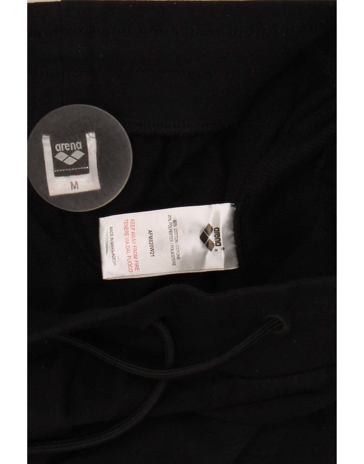 Arena Mens Tracksuit Trousers Joggers Medium Black Cotton