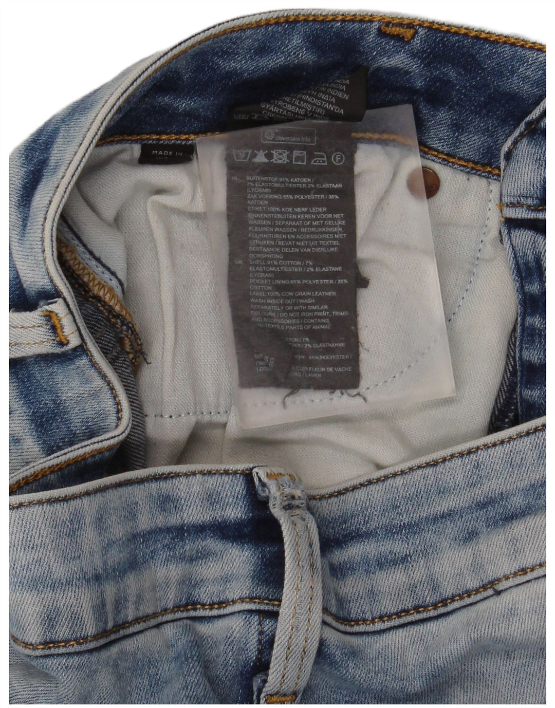 G-STAR Mens Slim Jeans W32 L30 Blue Cotton