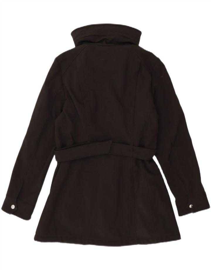 MICHAEL KORS Womens Utility Jacket UK 14 Large Black Polyester