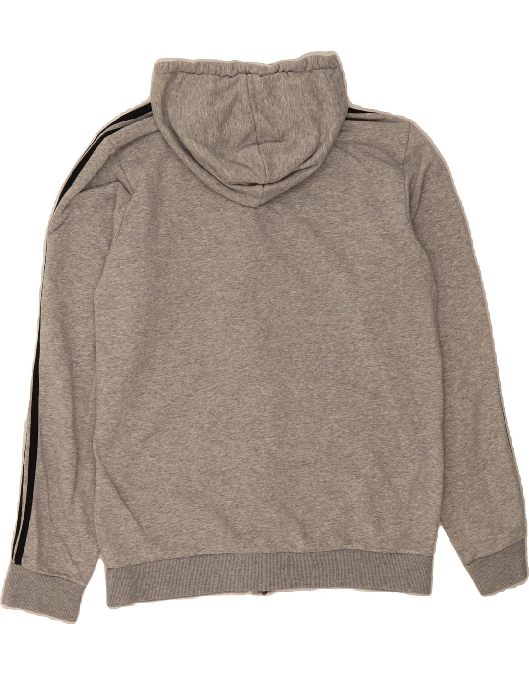 ADIDAS Mens Zip Hoodie Sweater Medium Grey Cotton Vintage Adidas and Second-Hand Adidas from Messina Hembry 