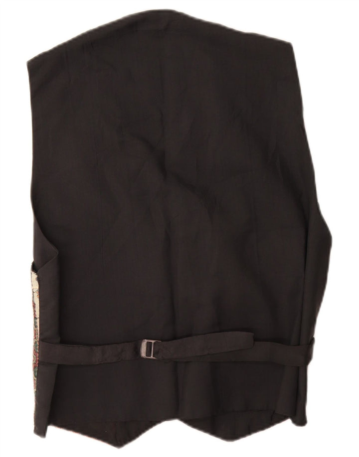 Vintage Mens Waistcoat Small Multicoloured Fair Isle