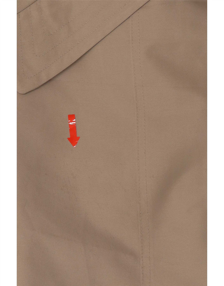 Marks & Spencer Womens Trench Coat UK 12 Medium Beige Polyester Classic