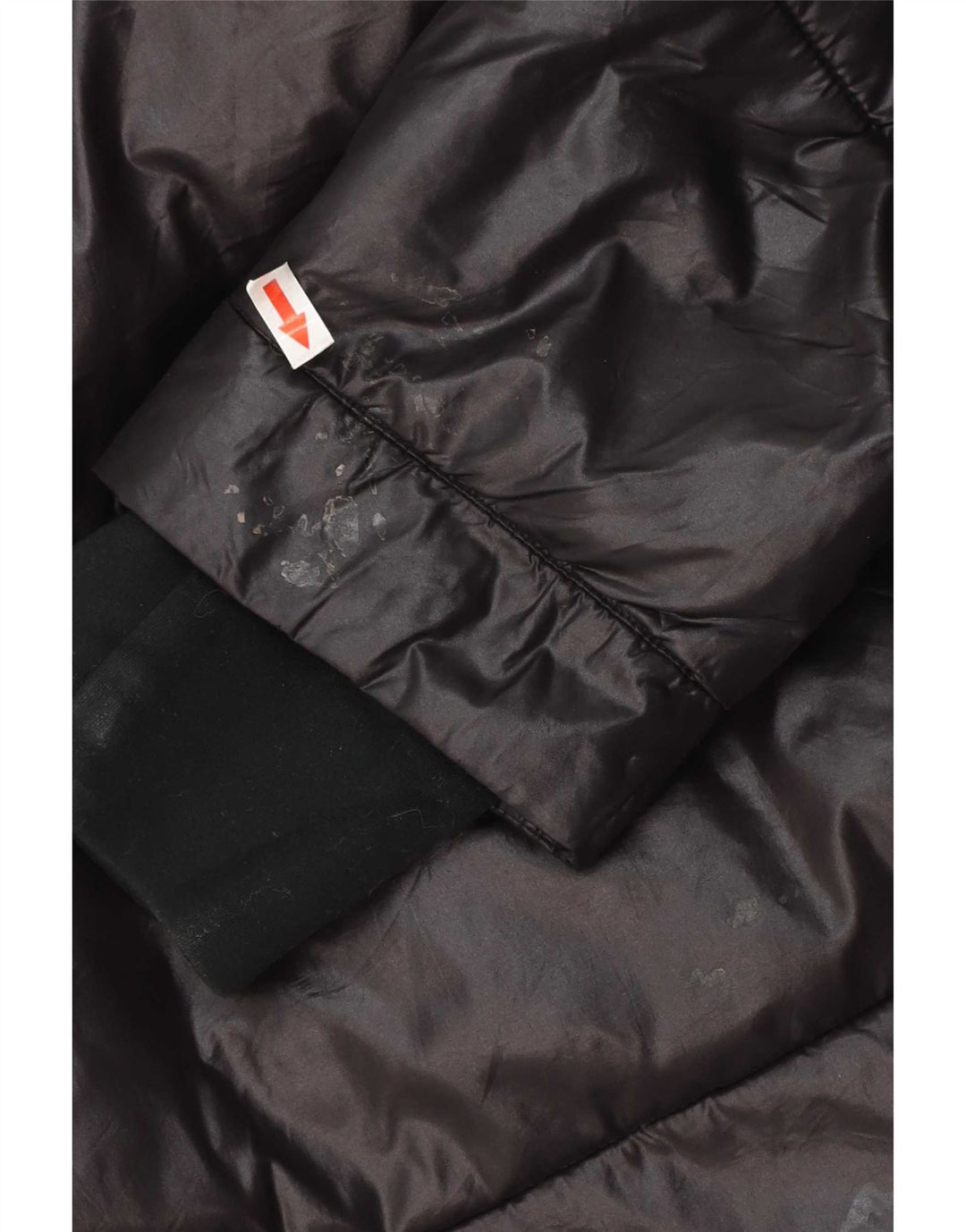 Michael Kors Mens Hooded Padded Jacket UK 38 Medium Black Polyester