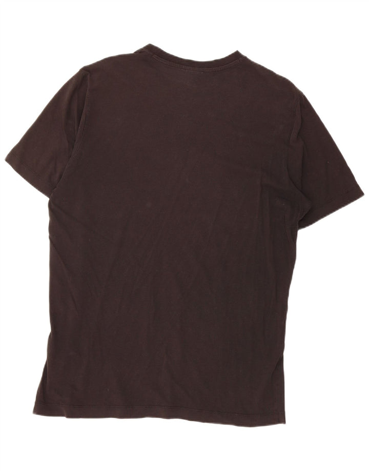 HUGO BOSS Mens Regular Fit T-Shirt Top Medium Black Cotton