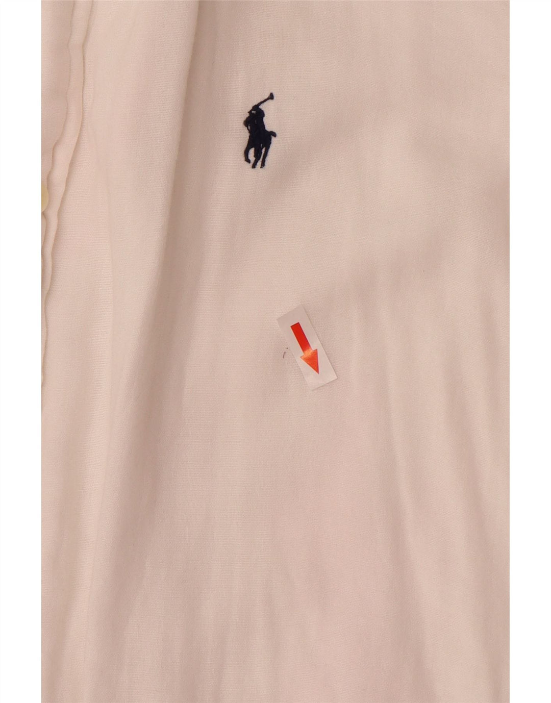 Ralph Lauren Mens Custom Fit Shirt Large White Cotton