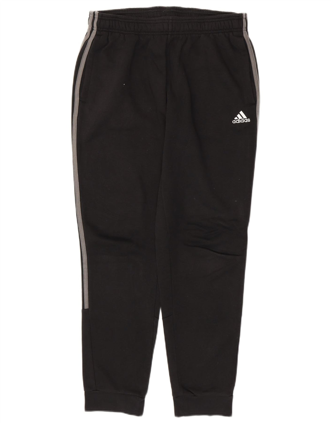 ADIDAS Mens Tracksuit Trousers Joggers Medium  Black Cotton