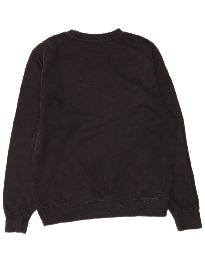 Nike Mens Sweatshirt Jumper Small Black Cotton