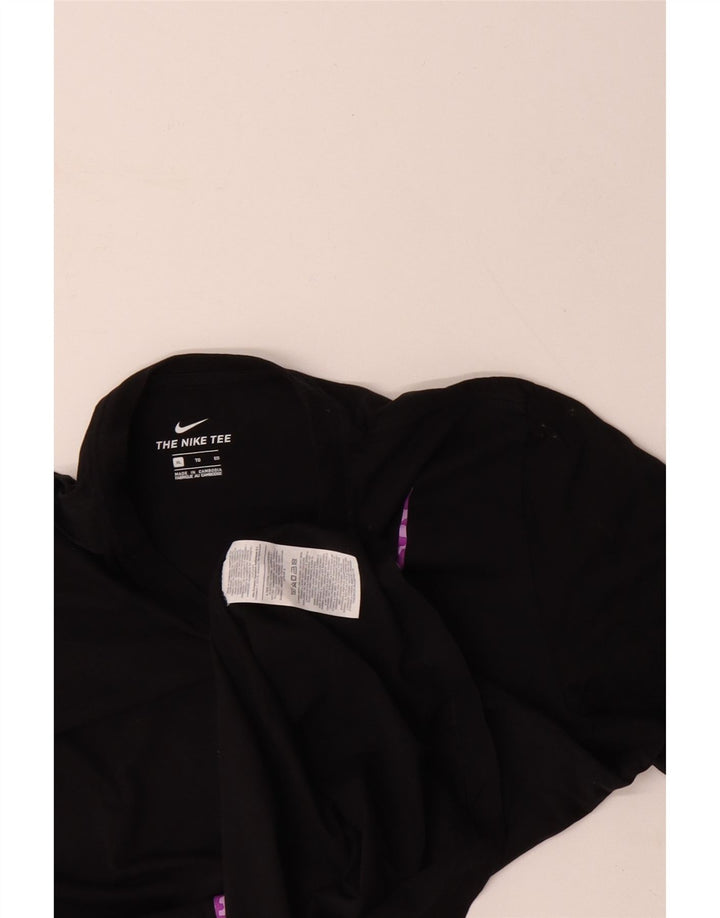 NIKE Mens Graphic T-Shirt Top XL Black Cotton