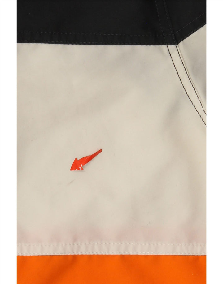 ADIDAS Mens Swimming Shorts Small Multicoloured Colourblock Polyester