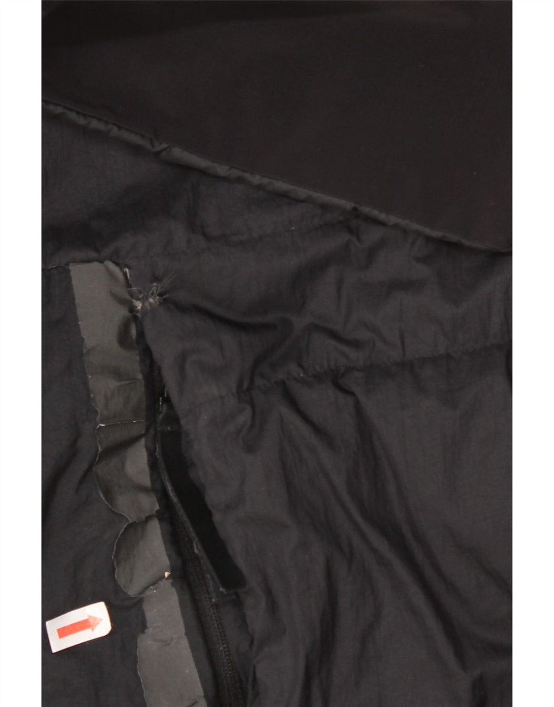 Adidas Mens Hooded Padded Coat UK 38 Medium Black Nylon