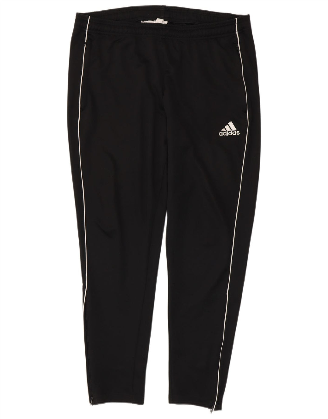 ADIDAS Mens Tracksuit Trousers Large  Black Polyester