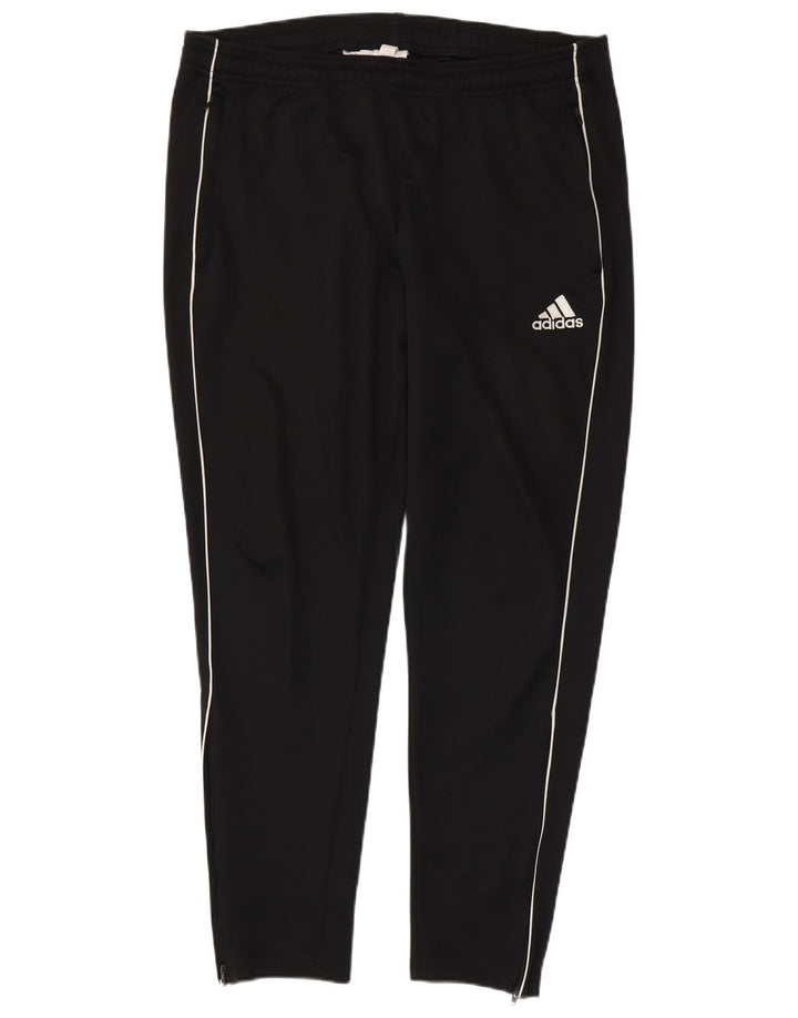 ADIDAS Mens Tracksuit Trousers Large  Black Polyester
