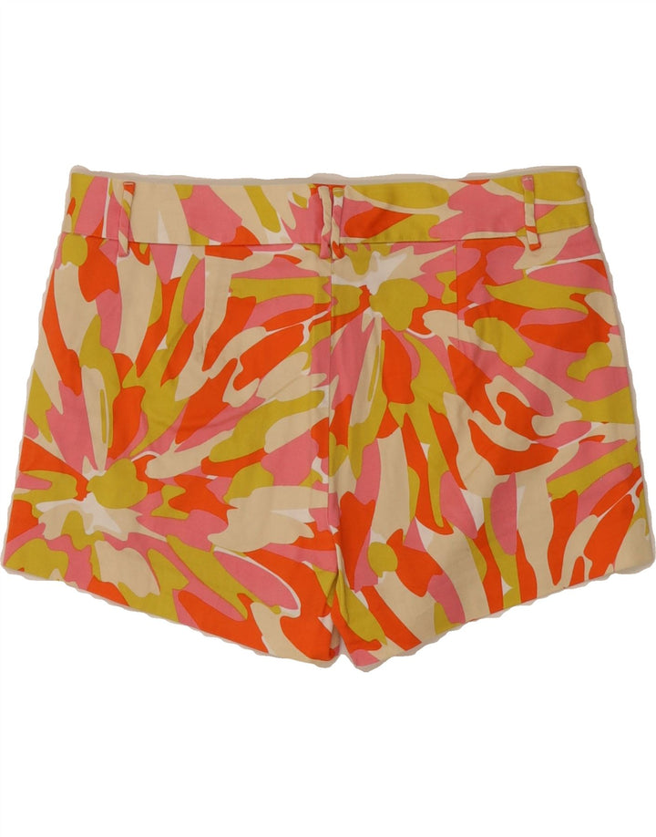 J. CREW Womens Abstract Pattern Casual Shorts US 2 XS W30  Multicoloured Vintage J. Crew and Second-Hand J. Crew from Messina Hembry 
