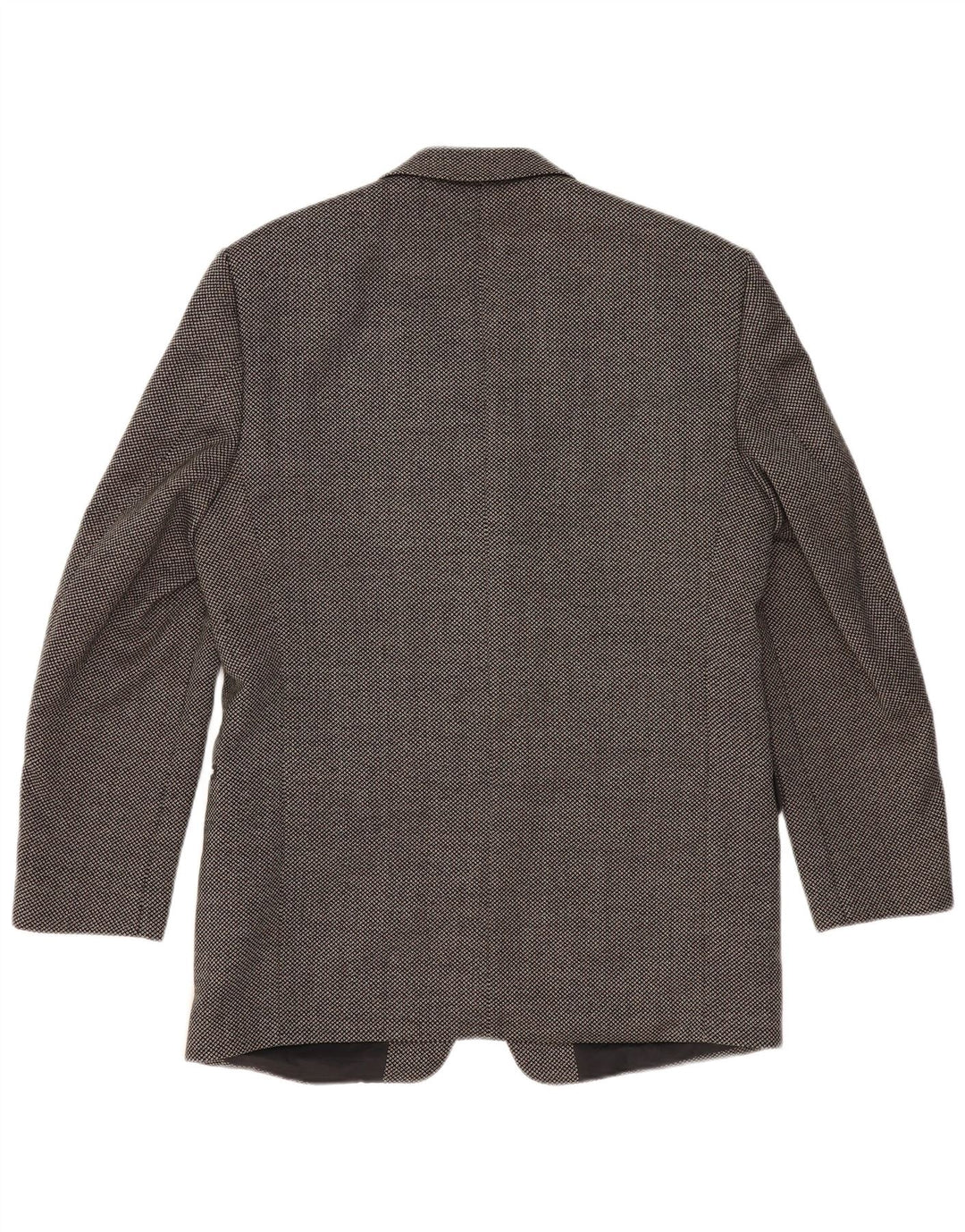 REDGREEN Mens 3 Button Blazer Jacket EU 50 Large Grey Spotted Wool