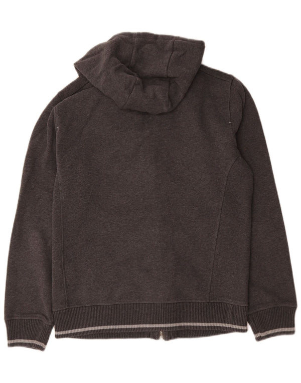Champion Mens Zip Hoodie Sweater Small Grey Cotton