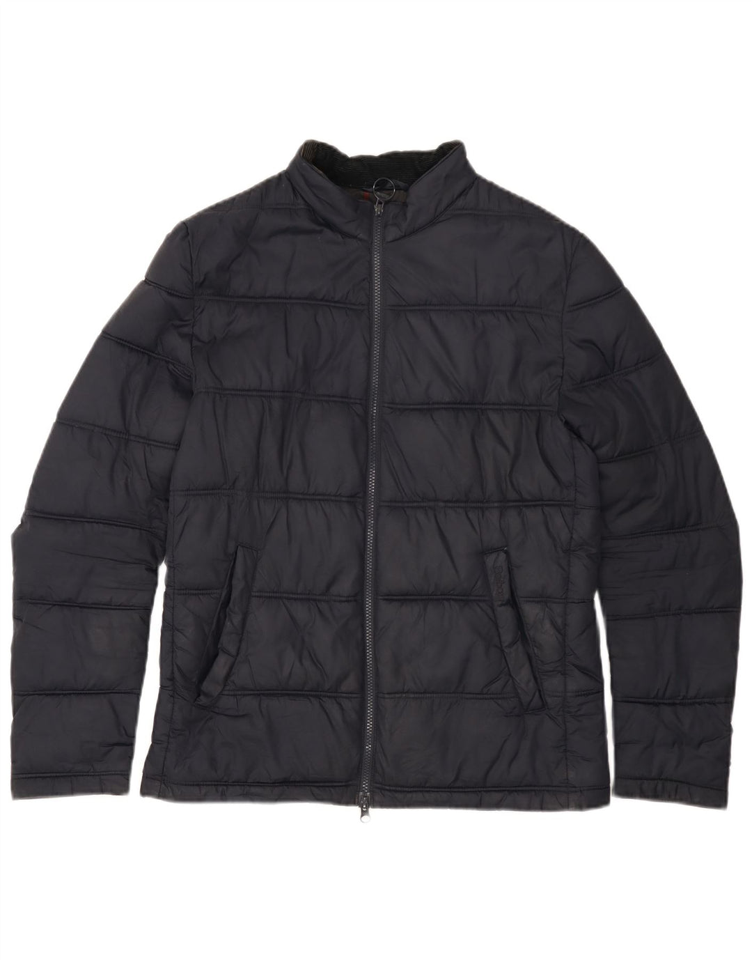 BARBOUR Mens Padded Jacket UK 36 Small Navy Blue