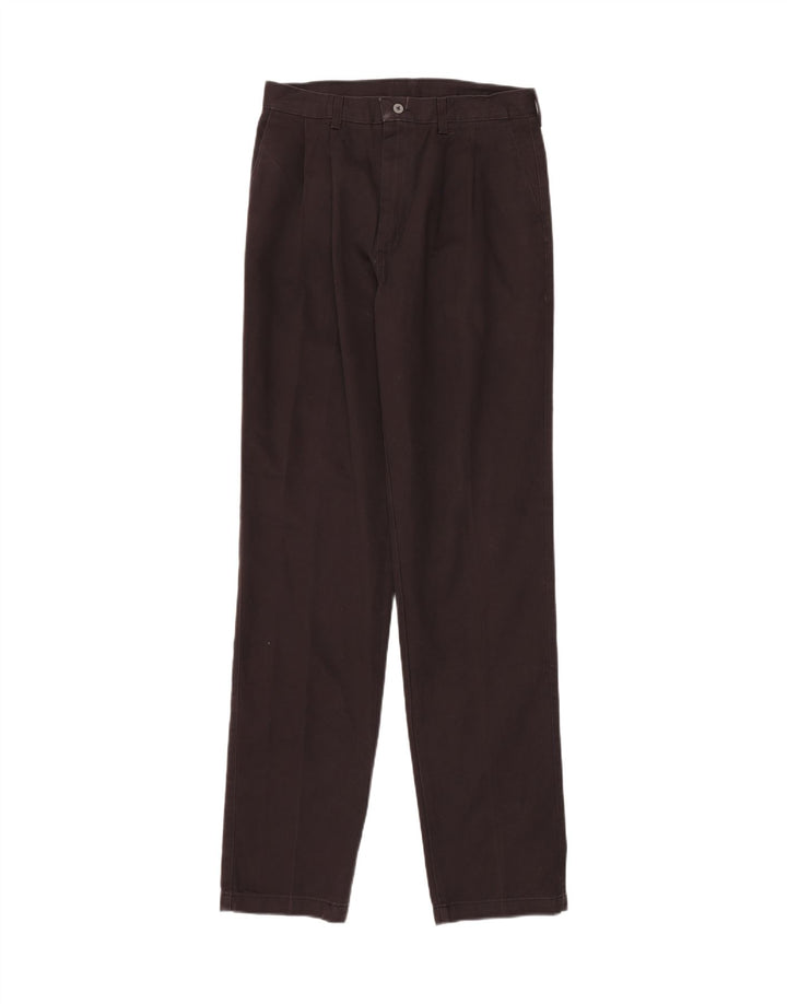 WRANGLER Mens Pegged Chino Trousers W32 L36 Brown Cotton