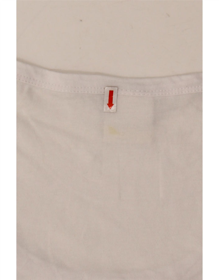 Diadora Mens Vest Top 2XL White Cotton