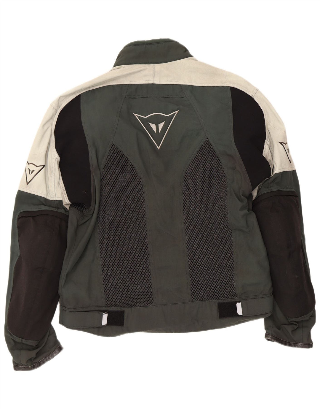 Dainese Womens Graphic Racer Jacket EU 52 Medium Grey Colourblock Nylon
