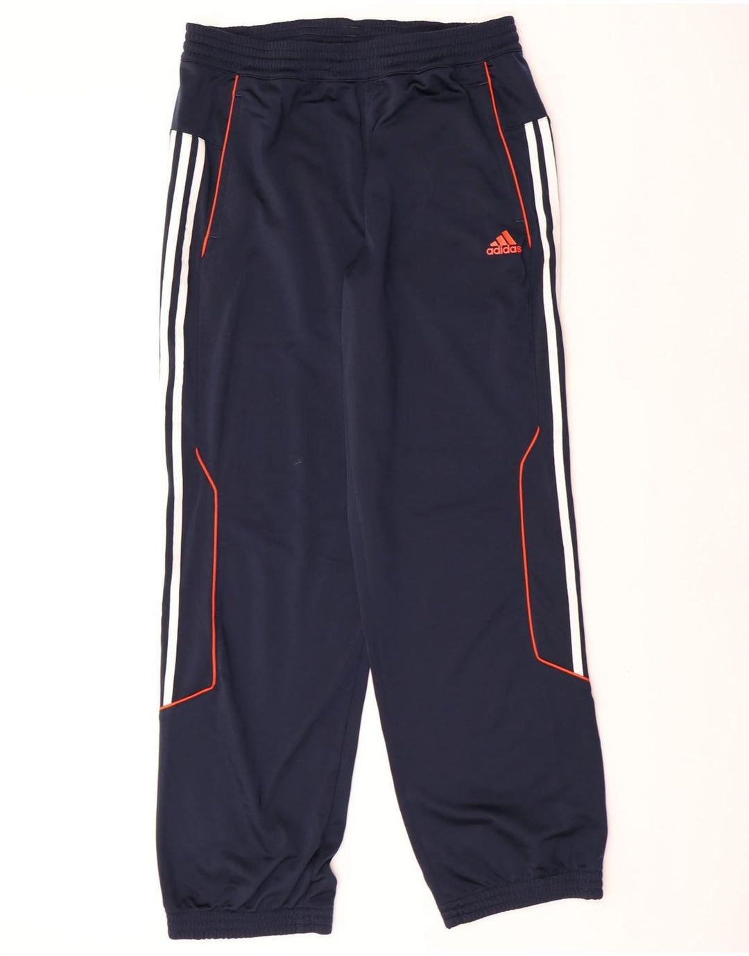 ADIDAS Mens Tracksuit Trousers Joggers UK 40/42 Medium Navy Blue Polyester