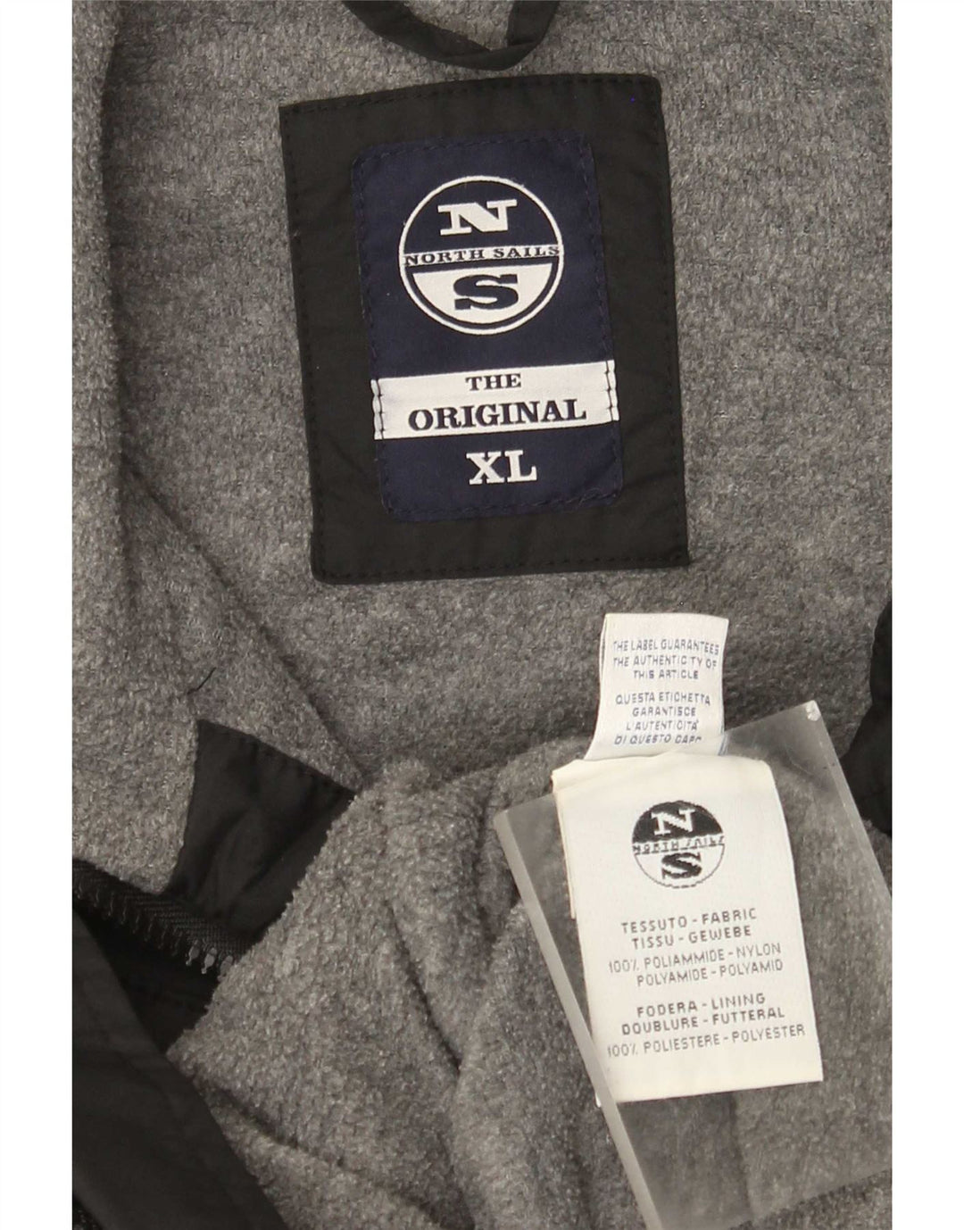 North Sails Mens Bomber Jacket UK 42 XL Black Polyamide