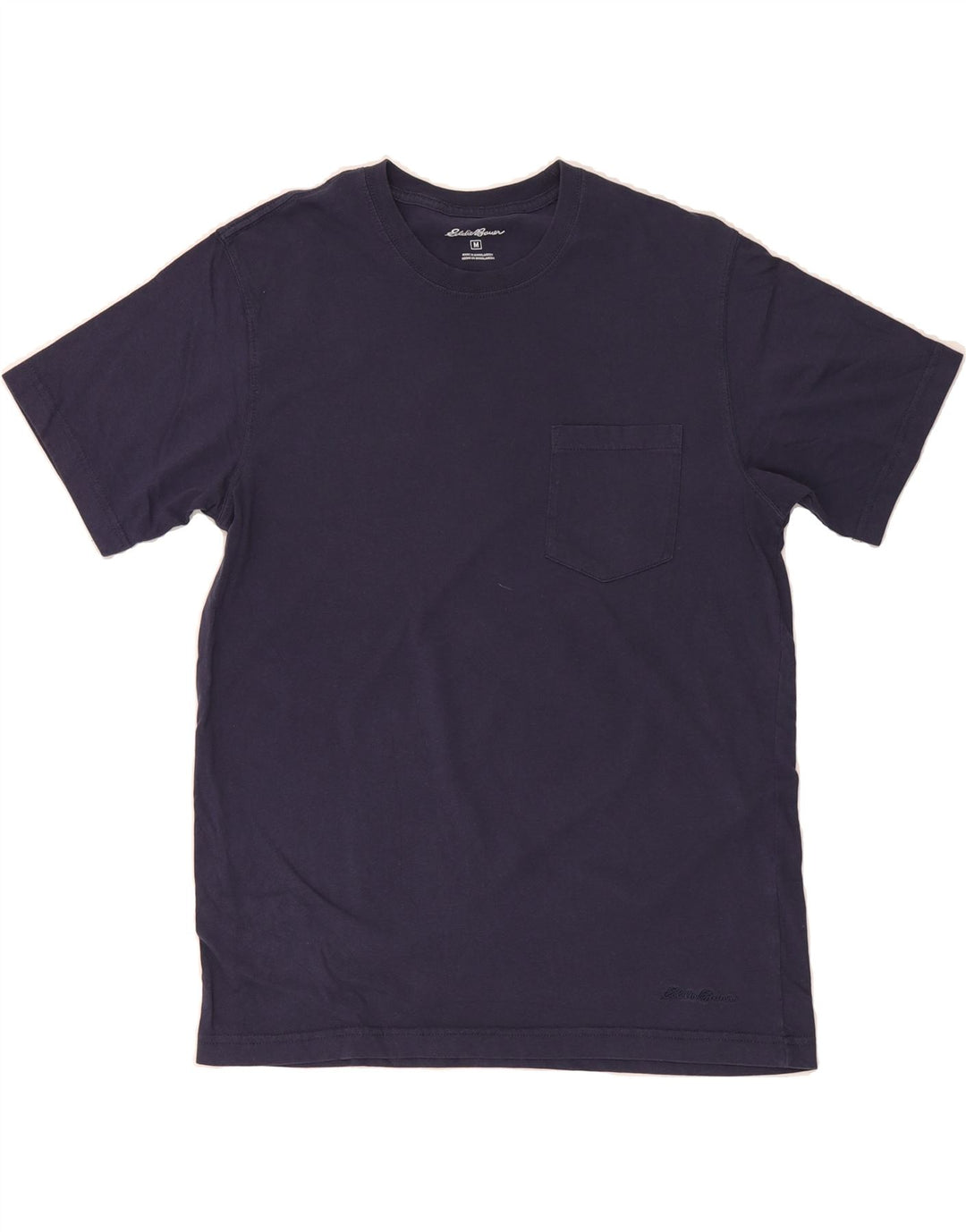 EDDIE BAUER Mens T-Shirt Top Medium Navy Blue Vintage Eddie Bauer and Second-Hand Eddie Bauer from Messina Hembry 