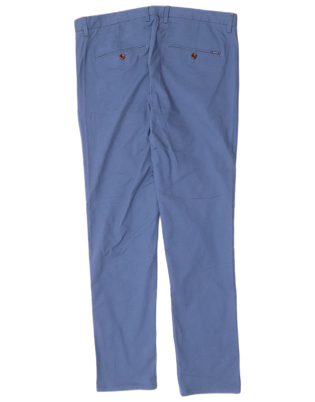 GANT Mens Slim Chino Trousers W36 L34 Blue