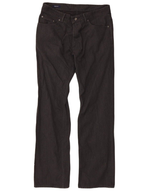 Gap Womens Jason Regular Fit Straight Jeans W34 L32 Grey Cotton