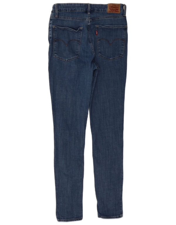Levi's Womens 721 High Rise Skinny Jeans W29 L30 Blue Cotton
