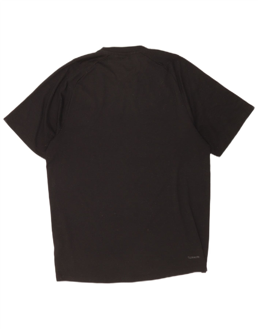 ADIDAS Mens Climalite T-Shirt Top Medium Black Polyester