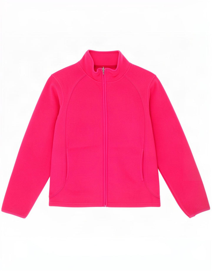 Marks & Spencer Womens Fleece Jacket UK 14 Medium Pink