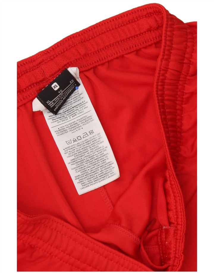 Nike Boys Sport Shorts 13-14 Years XL Red Polyester