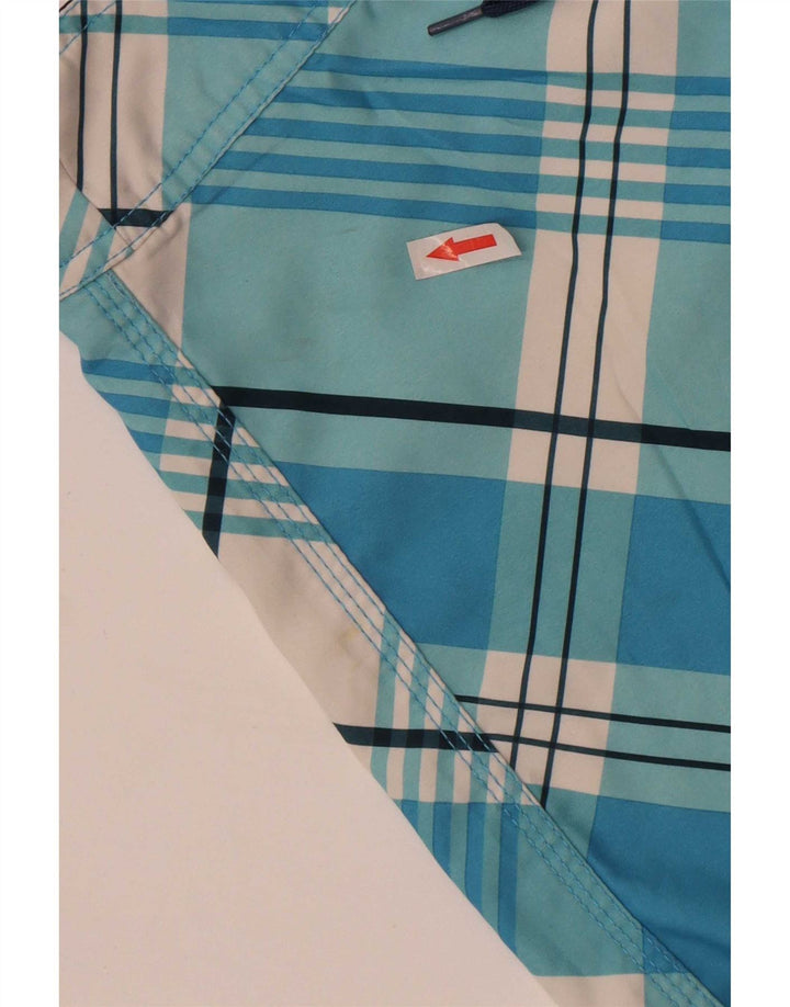 Hurley Boys Graphic Swimming Shorts 5-6 Years Blue Check Polyester