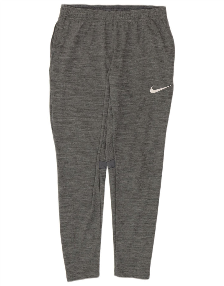 NIKE Mens Dri Fit Tracksuit Trousers Medium  Grey Polyester