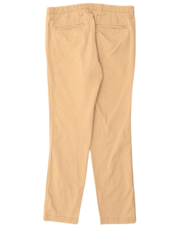 GAP Mens Slim Chino Trousers W31 L32 Beige Cotton