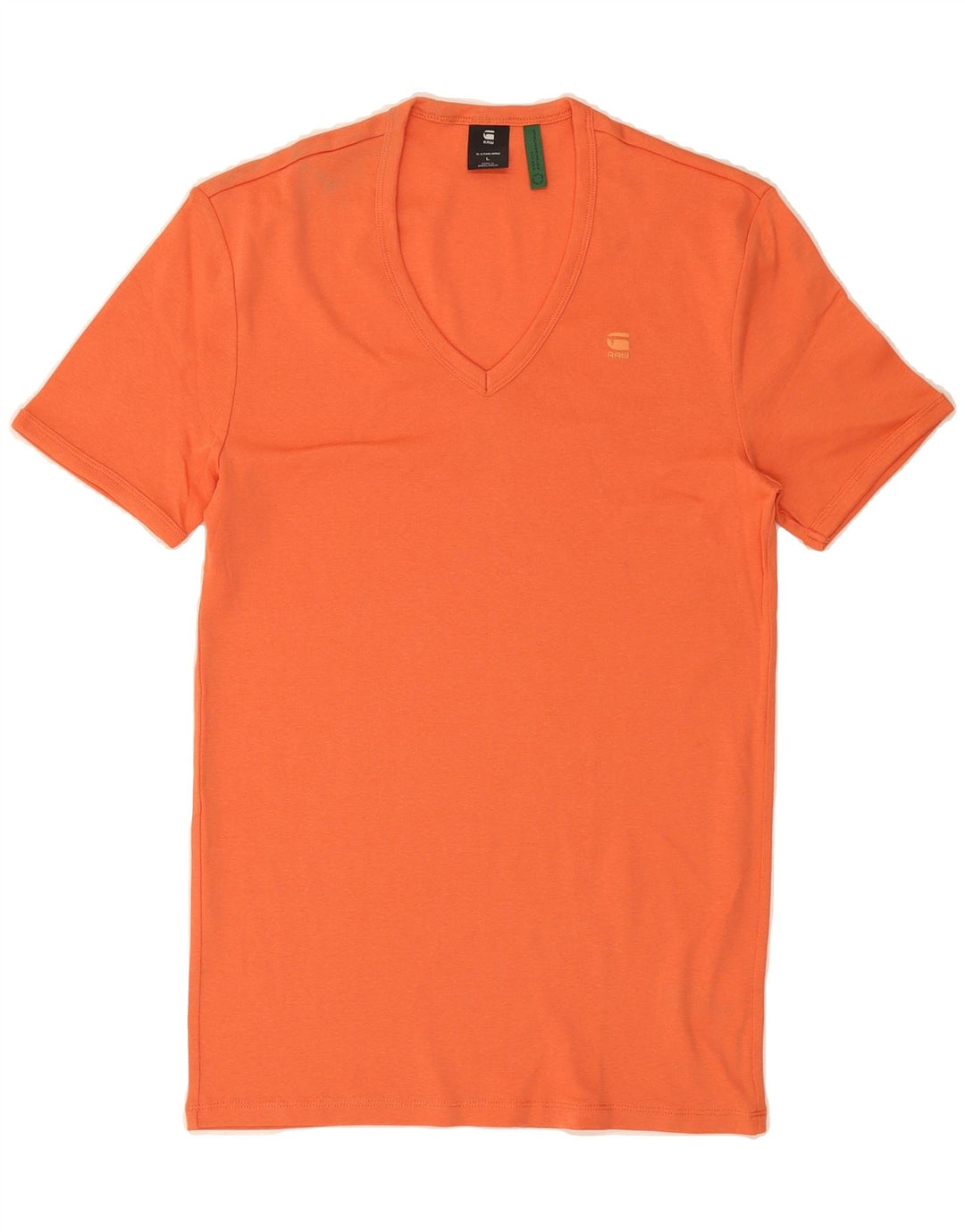 G-STAR Mens T-Shirt Top Large Orange Cotton Vintage G-Star and Second-Hand G-Star from Messina Hembry 