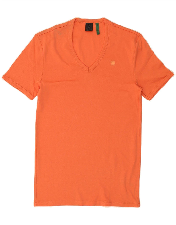 G-STAR Mens T-Shirt Top Large Orange Cotton Vintage G-Star and Second-Hand G-Star from Messina Hembry 