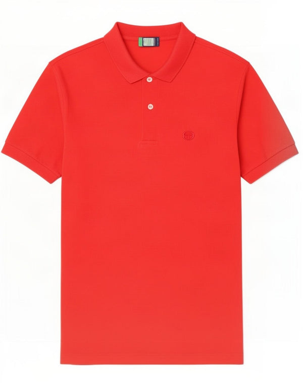 Sergio Tacchini Mens Polo Shirt Large Red