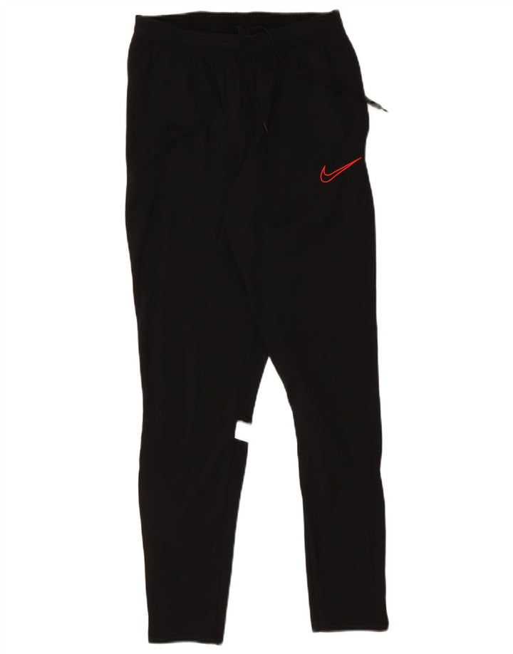 Nike Mens Dri Fit Tracksuit Trousers Medium  Black Colourblock Polyester
