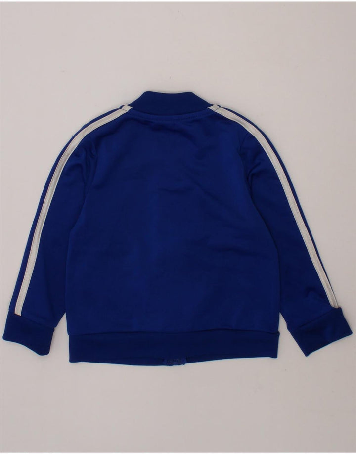 ADIDAS Baby Boys Tracksuit Top Jacket 18-24 Months Blue Polyester Vintage Adidas and Second-Hand Adidas from Messina Hembry 