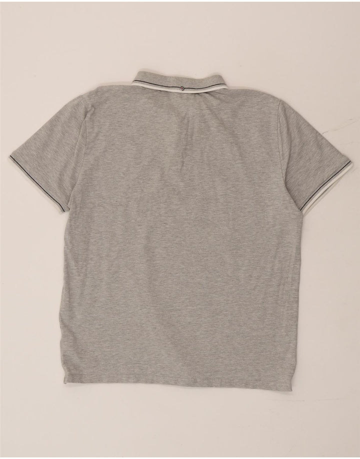 Ben Sherman Mens Polo Shirt Large Grey Cotton