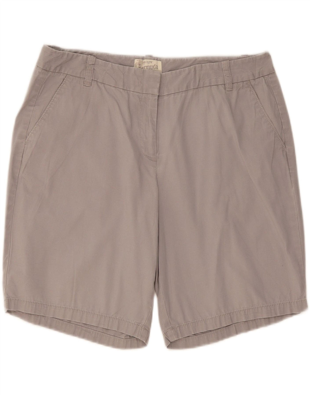J. CREW Womens Chino Shorts W32 Large   Grey Vintage J. Crew and Second-Hand J. Crew from Messina Hembry 
