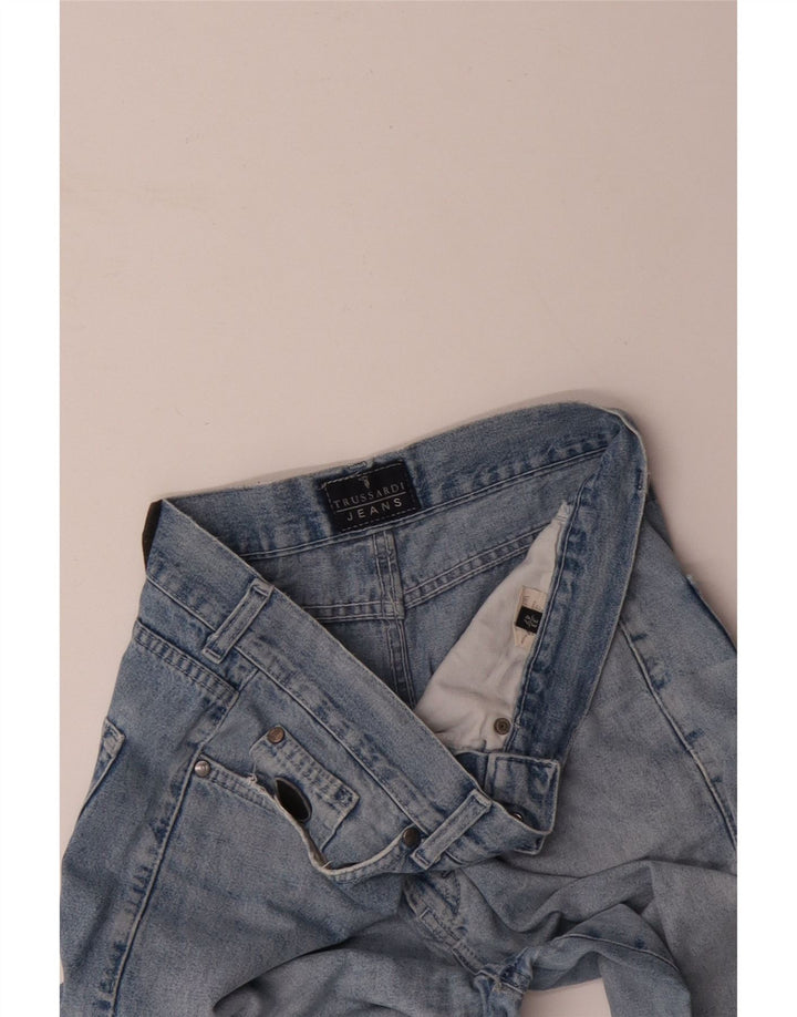 TRUSSARDI Mens Tapered Jeans W33 L28 Blue